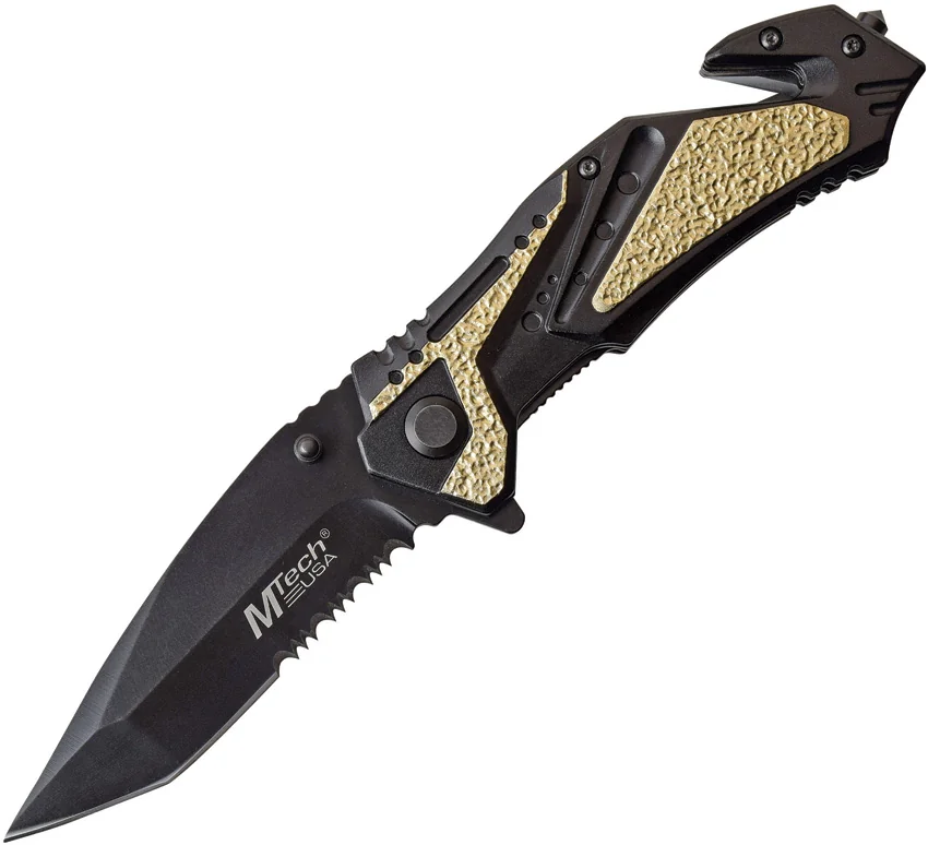 MTech Knives Linerlock A/O Tan