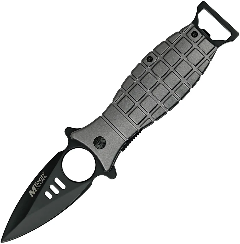 MTech Knives Grenade Linerlock A/O Gray