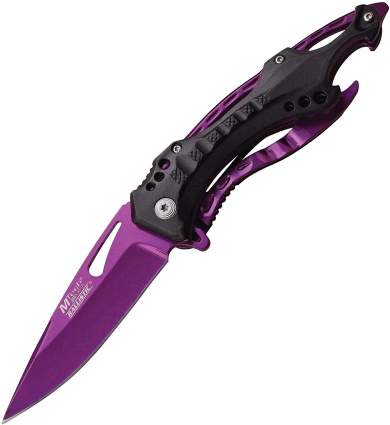 MTech Knives Ballistic Linerlock A/O Purple