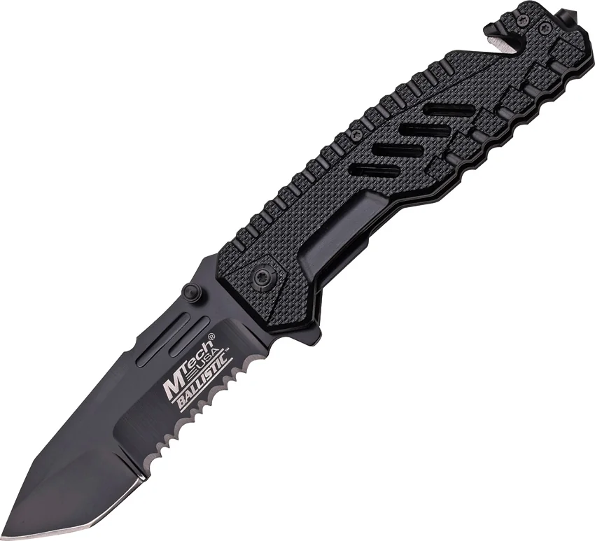 MTech Knives Rescue Linerlock A/O Black