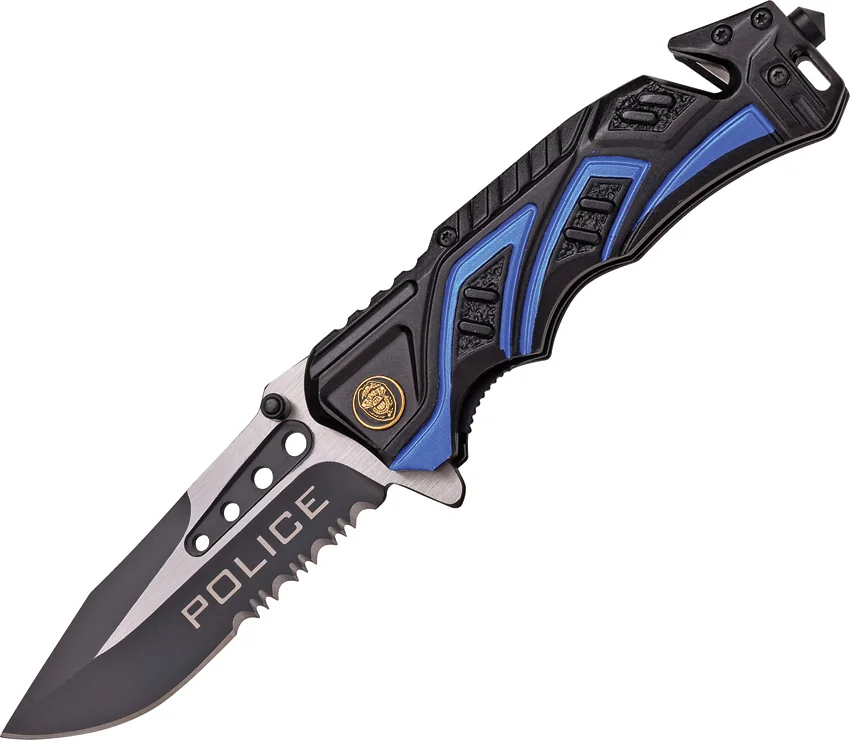 MTech Knives Rescue Linerlock Police A/O