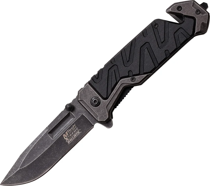 MTech Xtreme Linerlock A/O Black Plain