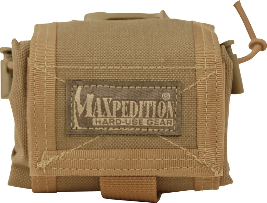 Maxpedition Rollypoly MM Khaki Folding Dump Utility Pouch 0208K