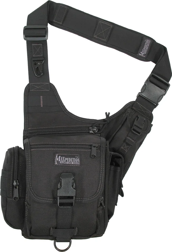 Maxpedition Fatboy Versipack Black Shoulder Sling Pack Bag 0403B