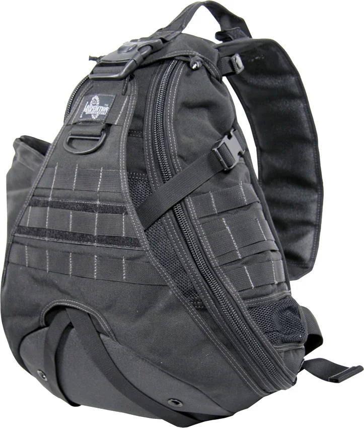 Maxpedition Black Monsoon Gearslinger Shoulder Pack Hydration 0410B