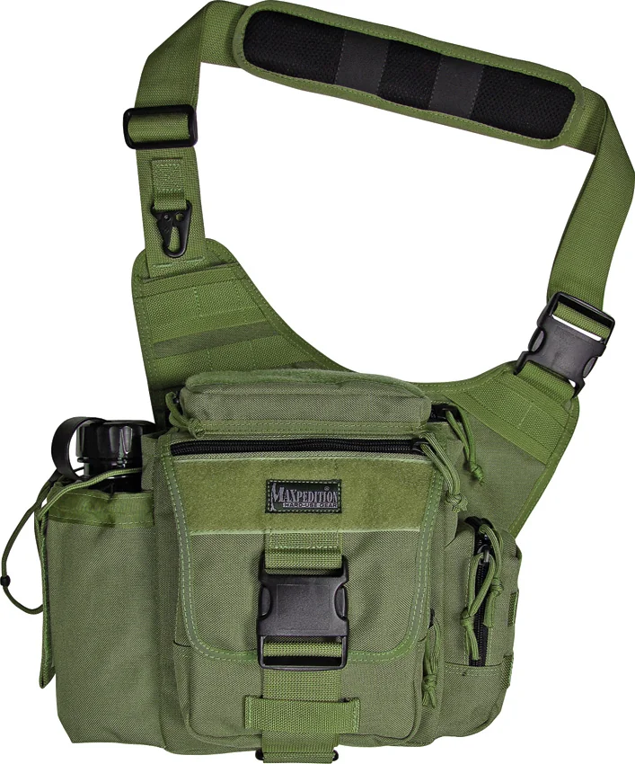 Maxpedition Jumbo Versipack OD Green Shoulder Sling Pack Bag 0412G