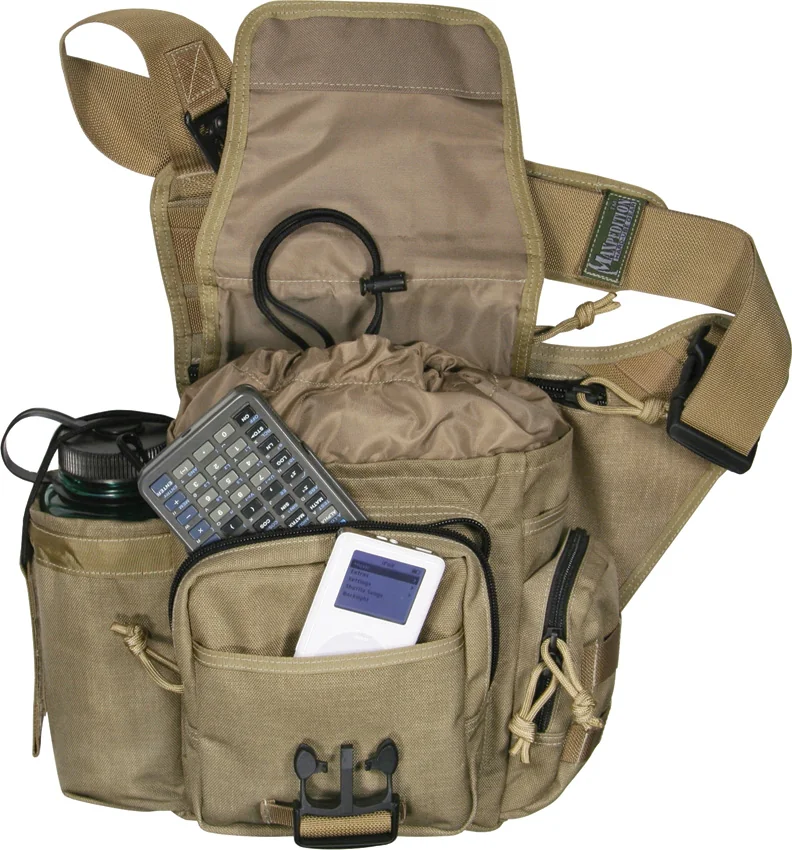 Maxpedition Jumbo Versipack Khaki Shoulder Sling Pack Bag 0412K
