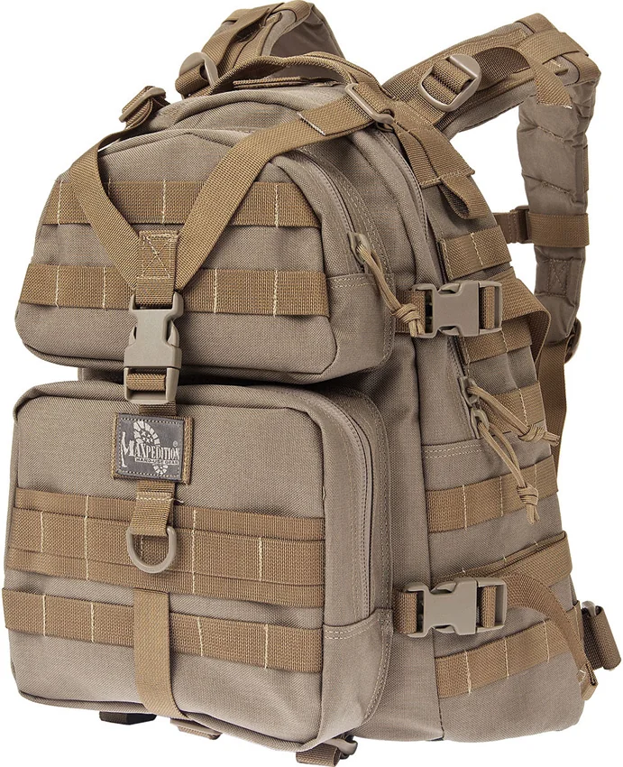 Maxpedition Condor II Khaki 2-Day Assault Backpack Hydration 0512K