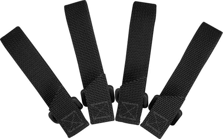 Maxpedition 3" TacTie Attachment Strap System (Pack of 4) Black 9903B