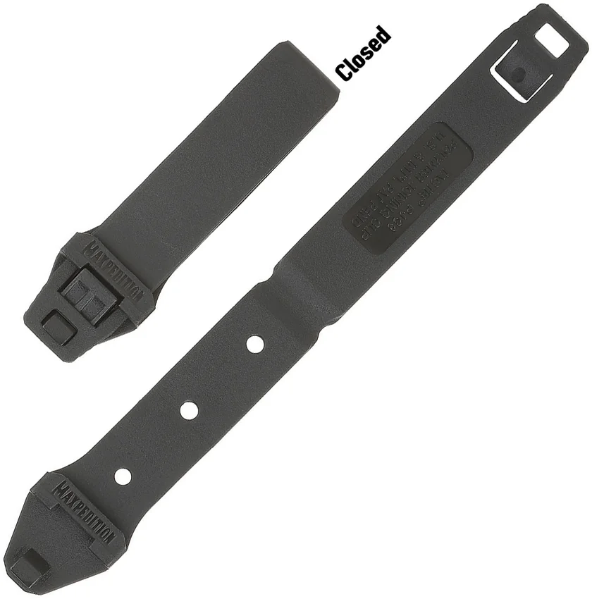 Maxpedition 4" TacTie Polymer Joining Clip System (Pack of 6) Black PJC3BLK