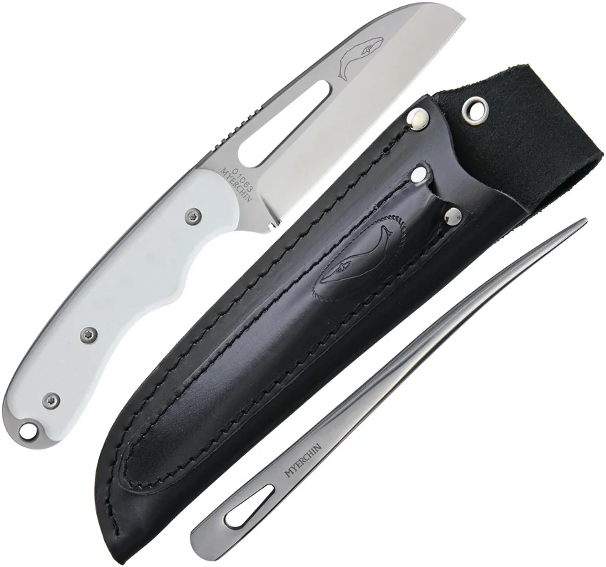 Myerchin Gen. 2 Crew Liner Lock Knife Natural Bone (2.5" Satin)
