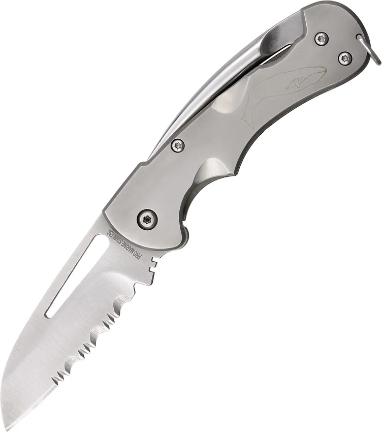Myerchin Gen. 2 Crew Pro Frame Lock Knife Titanium (2.5" Satin Serr)