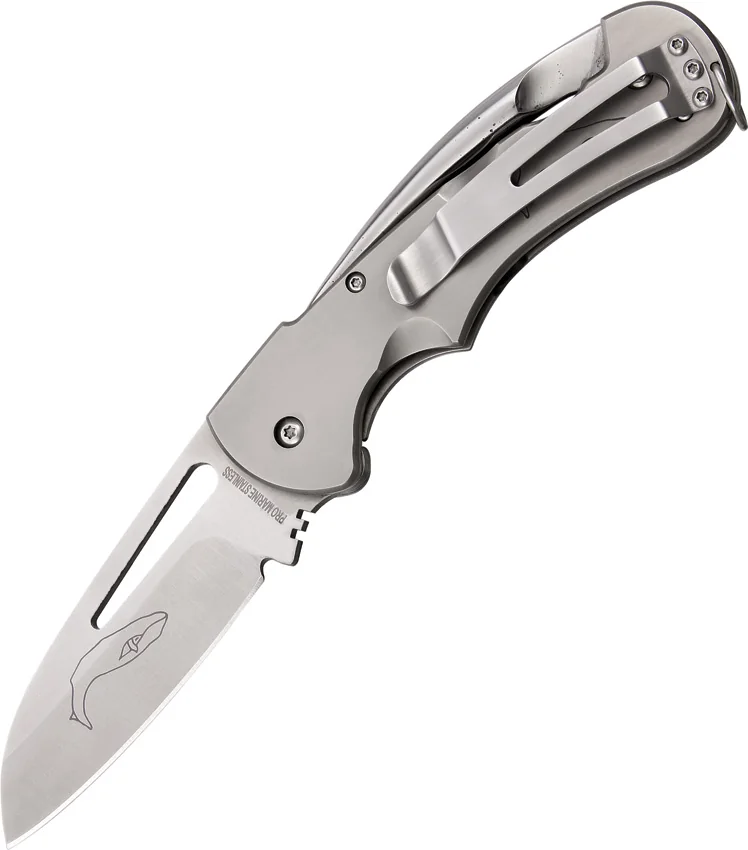 Myerchin Gen. 2 Captain Frame Lock Knife Titanium (3.25" Satin)