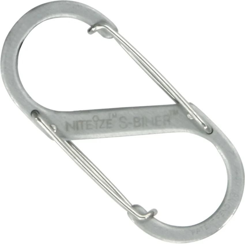 Nite Ize S-Biner #2 Stainless Steel Double Clip Carabiner