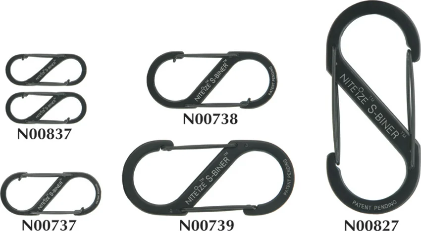 Nite Ize S-Biner No1 Black