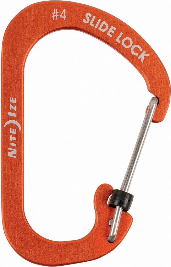 Nite Ize Carabiner SlideLock No4 Orange