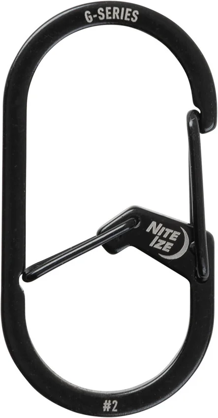 Nite Ize Carabiner #2 Black Stainless Steel