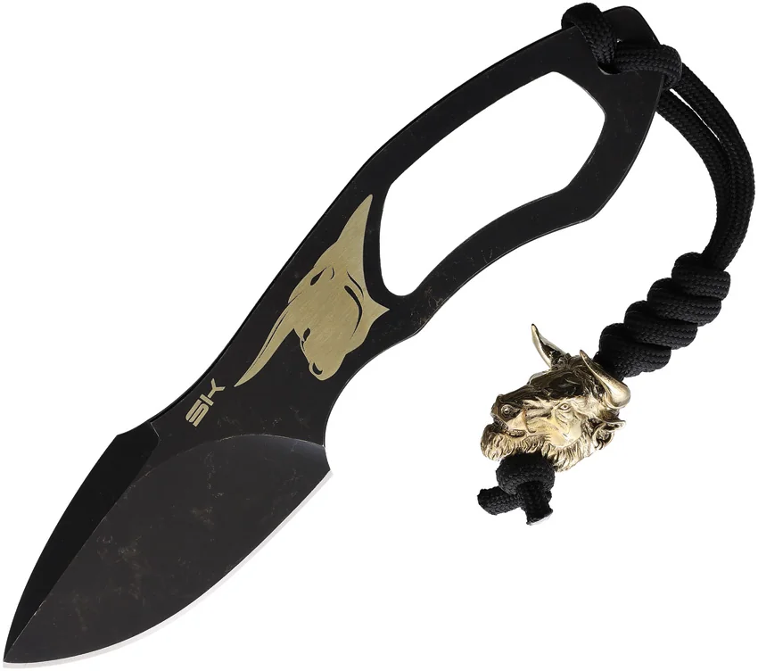 N.C. Custom Bull Fixed Blade Black SW
