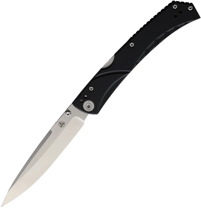 Nemesis Knives MPR-1 Lockback Knife Black Titanium (3.4" Satin) MRP-1 BLK