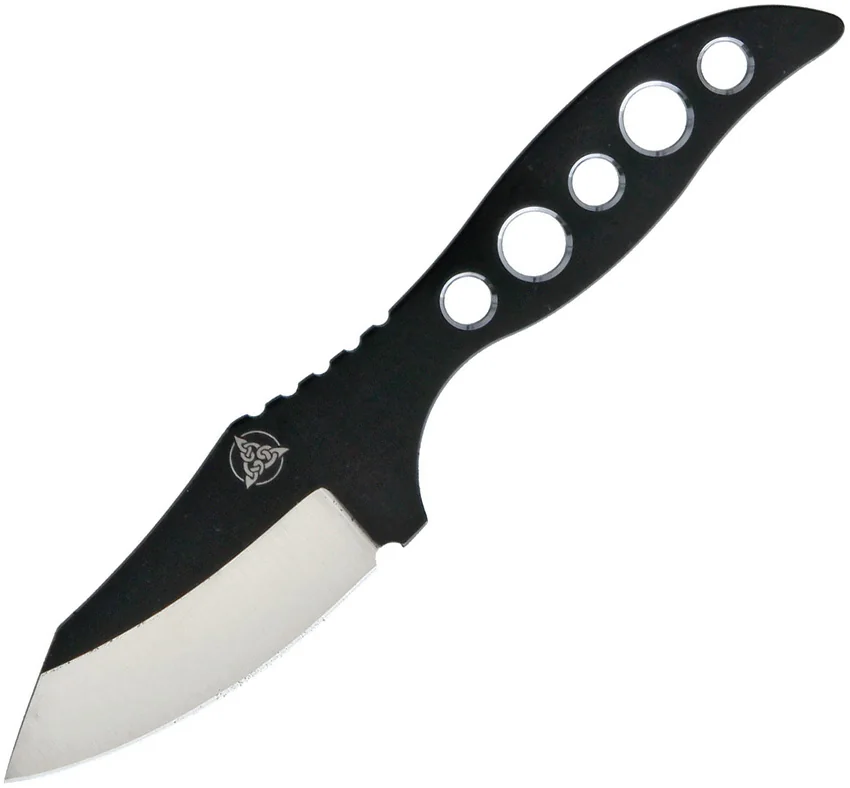 Nemesis Hellion Neck Knife Fixed Blade Black (1.63" Two-Tone) NK-4TT