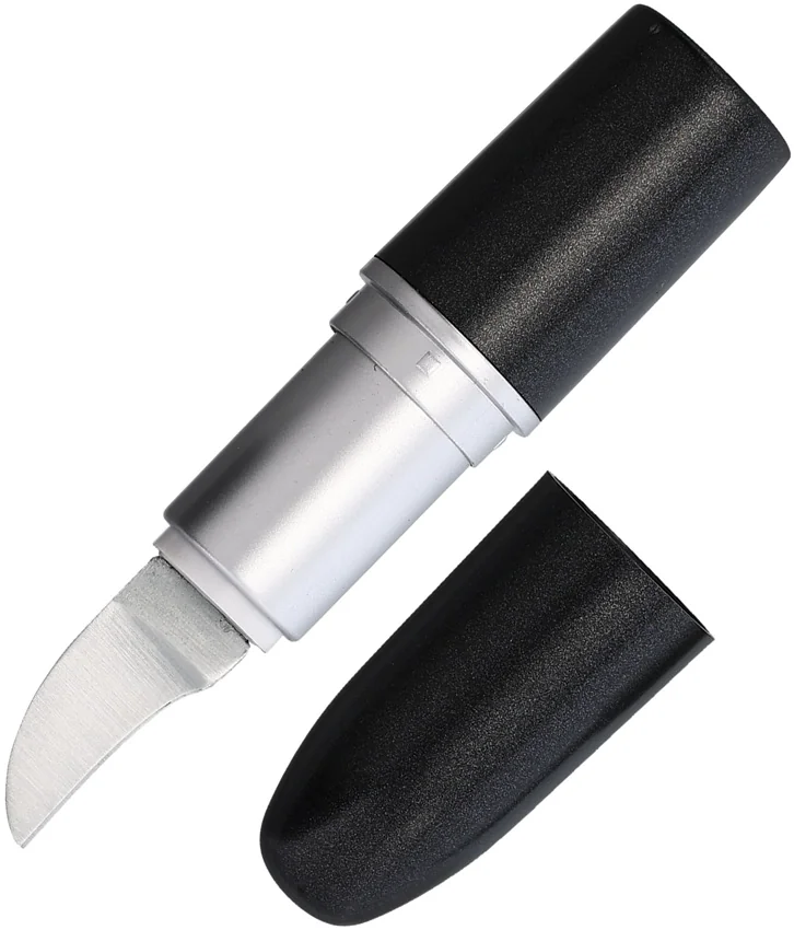 Novelty Cutlery Lipstick Knife Black