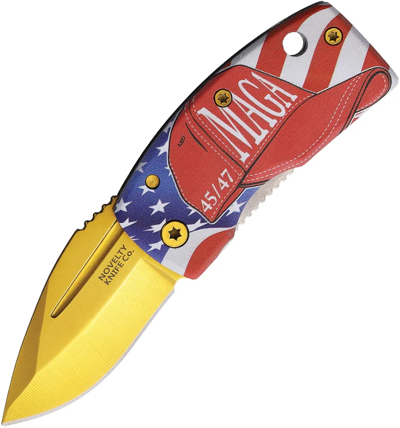 Novelty Cutlery Maga Money Clip Framelock