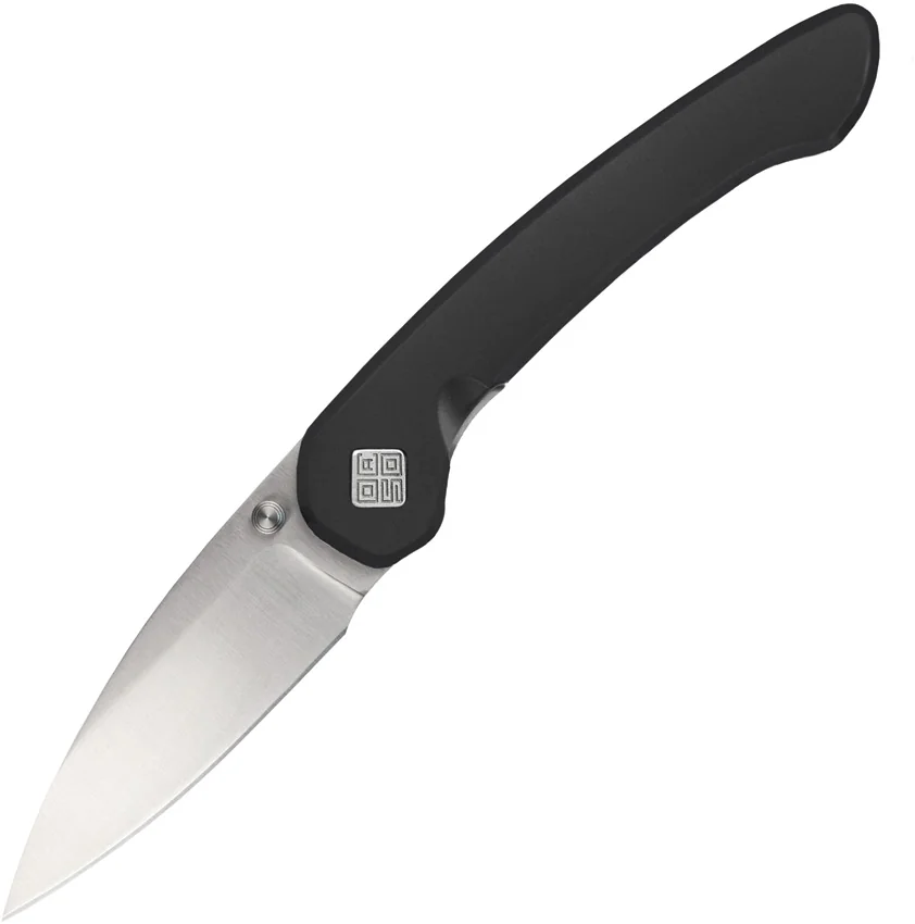 Ocaso Seaton Liner Lock Knife Black Stainless Steel (2.8" Satin) 42SLB