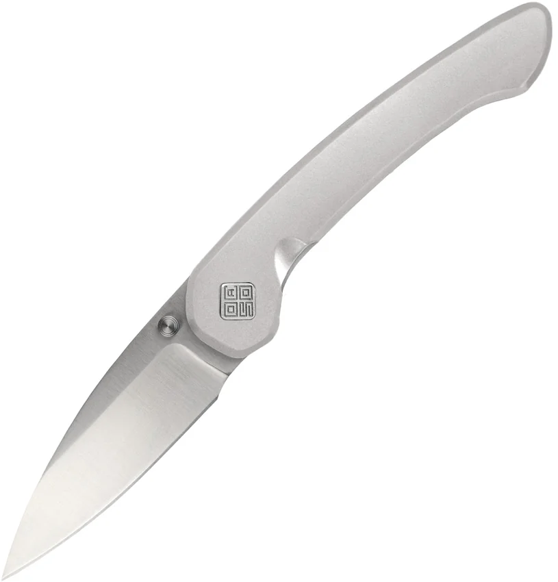 Ocaso Seaton Liner Lock Knife Bead Blast Stainless Steel (2.8" Satin) 42SLS