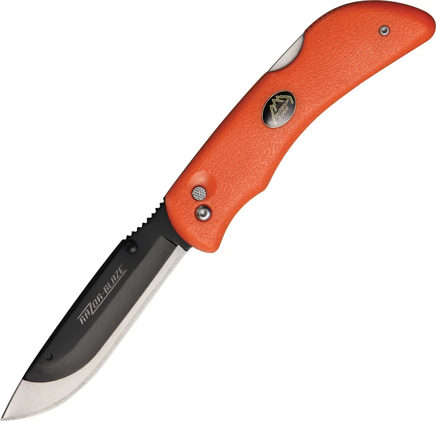 Outdoor Edge Razor-Blaze Lite Replaceable Razor Blade Knife (Orange) RB-20