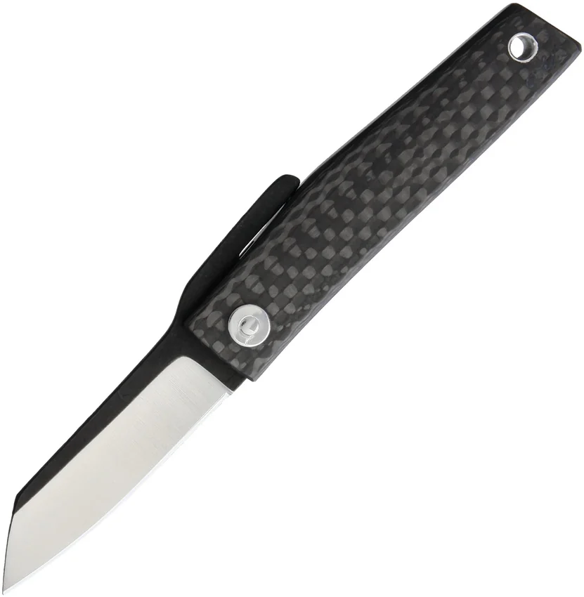 Hiroaki Ohta Knives OFF FK 5 Friction Folder Carbon Fiber (2.1" Satin)