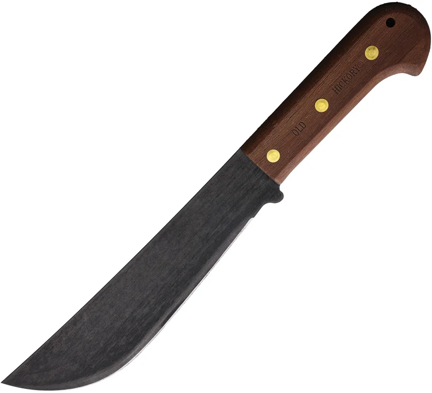 Ontario Old Hickory Outdoors Machete Fixed Blade Knife Walnut (9" Black)