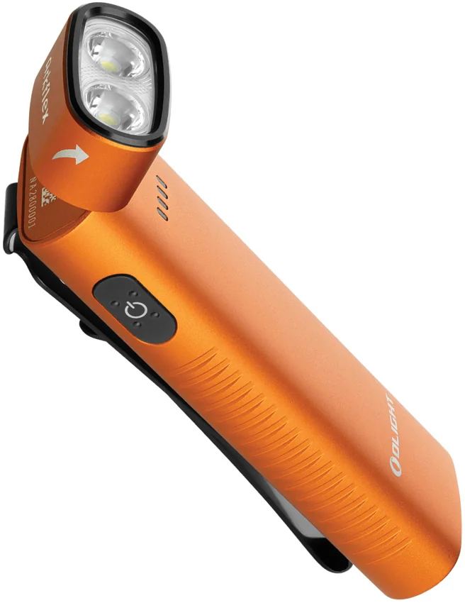 Olight Arkflex 90-Degree Rotating Head Orange Aluminum (1,000 Lumens)