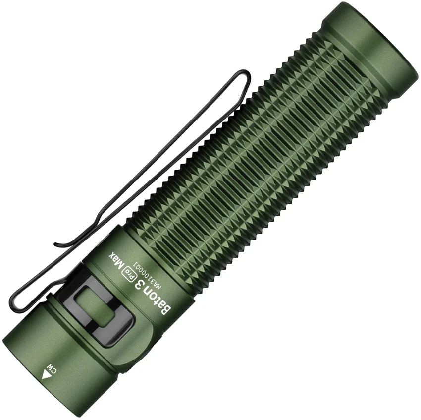 Olight Baton 3 Pro Max Flashlight OD Green Aluminum (2500 Lumens)