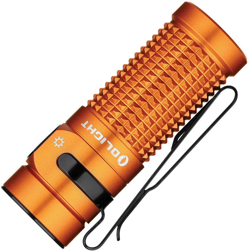 Olight Baton 4 Premium Edition Rechargeable Flashlight Orange Al (1300 Lumens)
