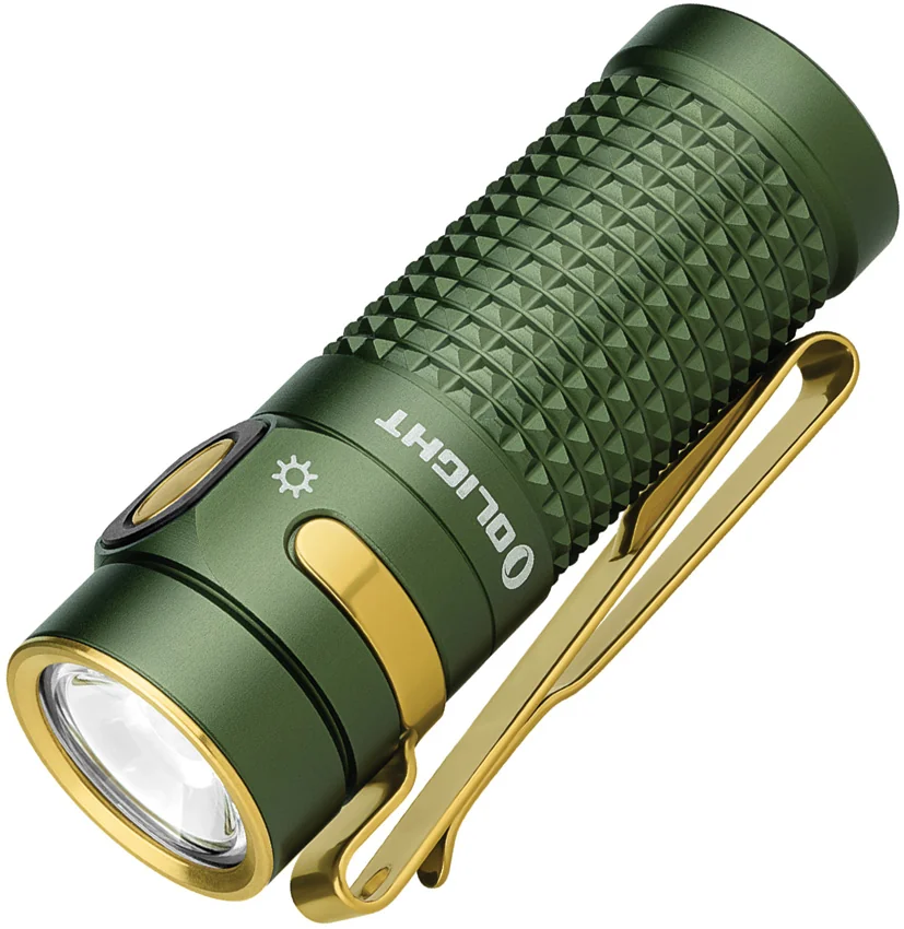 Olight Baton 4 Rechargeable EDC Flashlight OD Green (1300 Lumens)