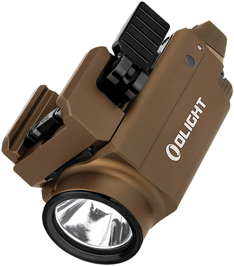 Olight BALDR S Tactical LED Flashlight Desert Tan Blue Laser (800 lumens)