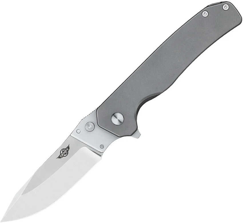 Olight Freeze 4 Drop Point/Tanto Frame Lock Knife Titanium (3.3" Satin 154CM)