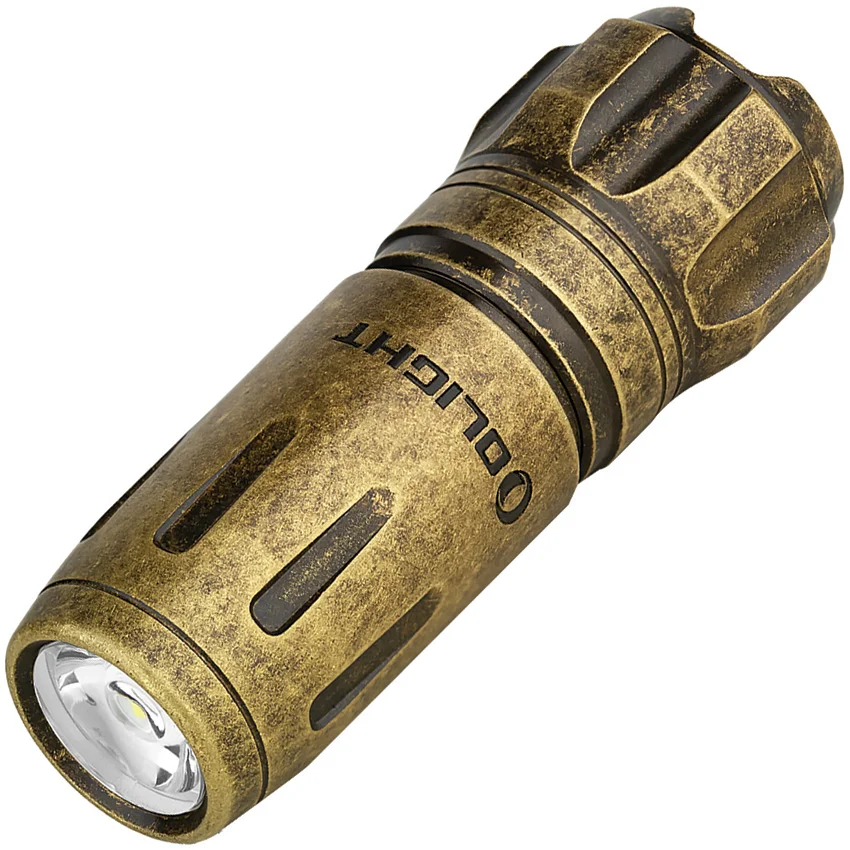 Olight i18 Brass Keychain Flashlight (180 Lumens)