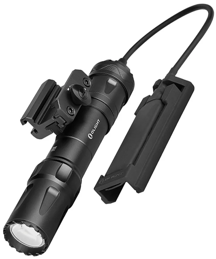 Olight Odin Tactical Flashlight + Weapon Mount Black Aluminum (2000 Lumens)
