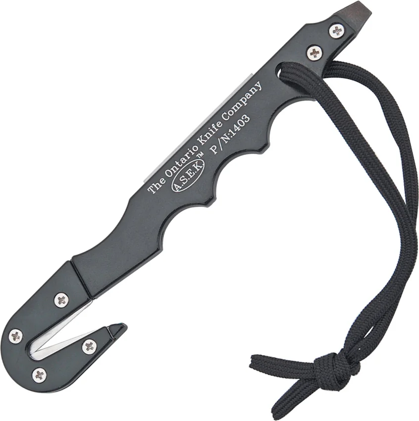 Ontario ASEK Strap Cutter Multi-Tool (Black)