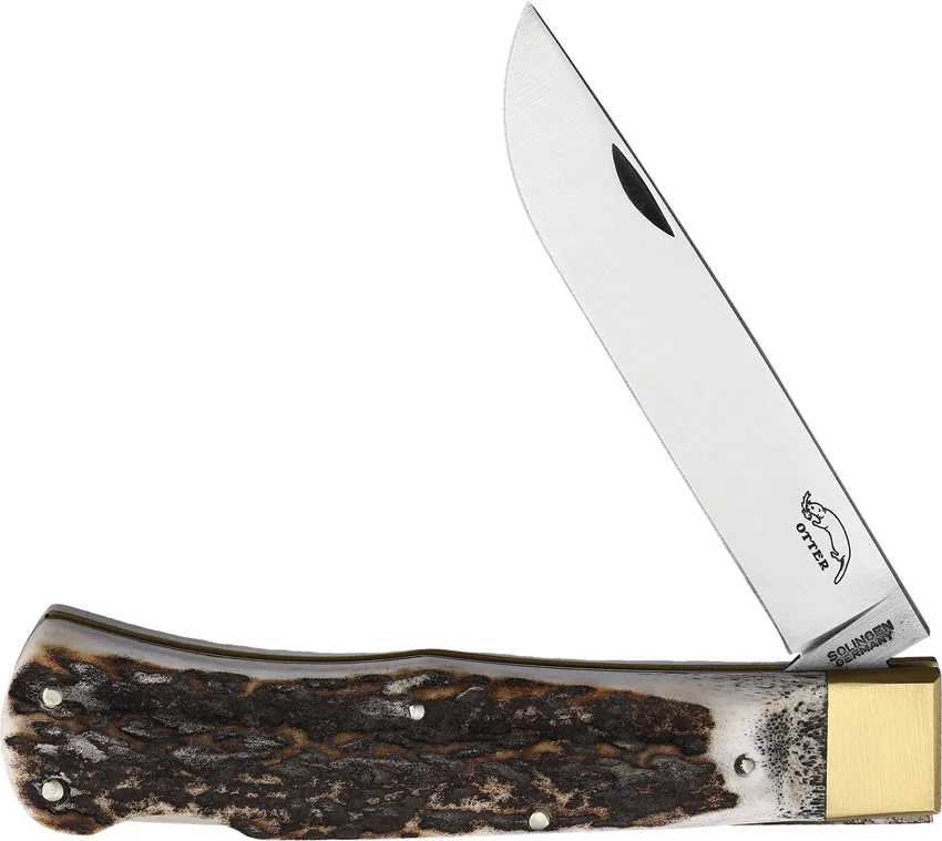 OTTER-Messer 07 Buckhorn Lockback