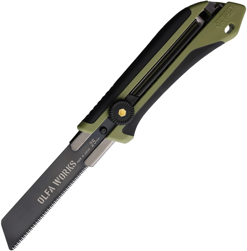 OLFA WORKS Bushcraft Saw OD