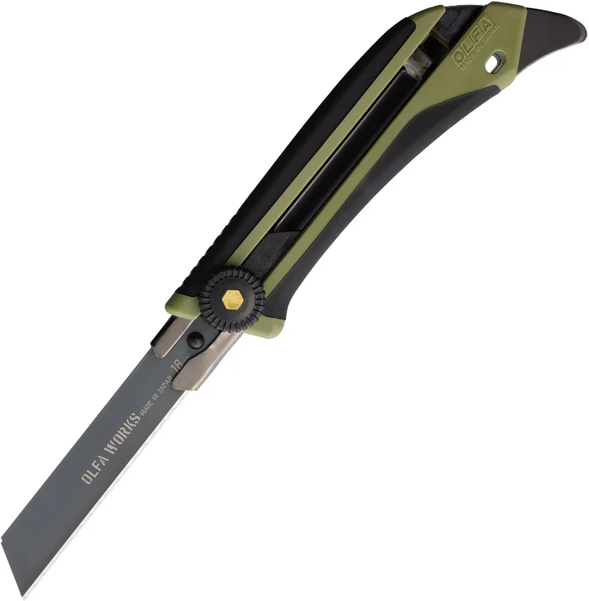 OLFA WORKS Outdoor Utility Knife OD