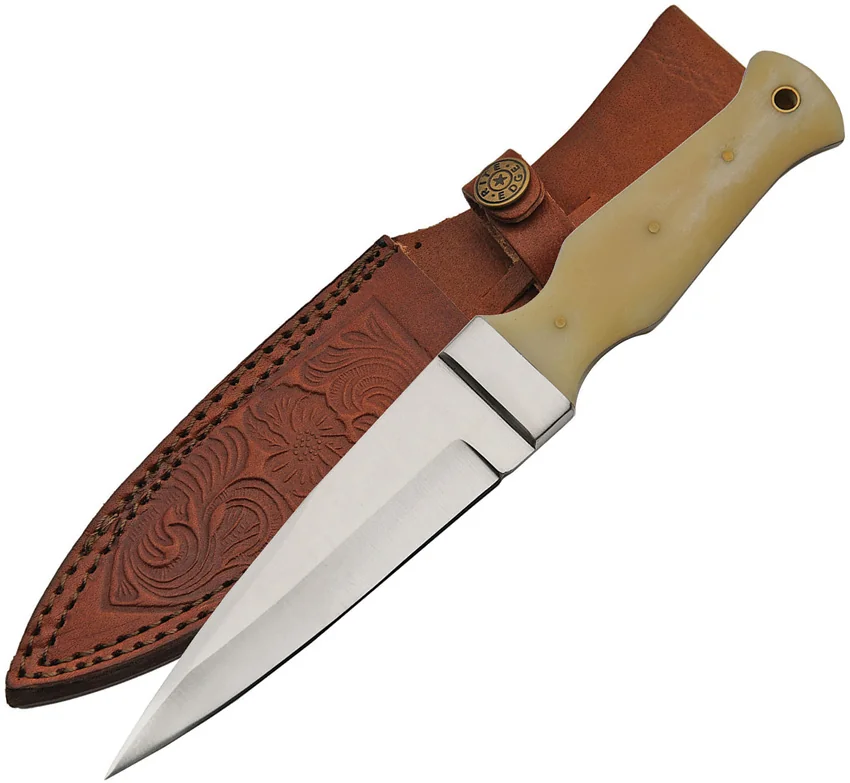 Rite Edge Boot Knife Bone