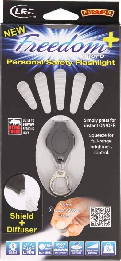 LRI Photon Freedom Plus Micro LED Keychain Flashlight (4.5 Lumens)