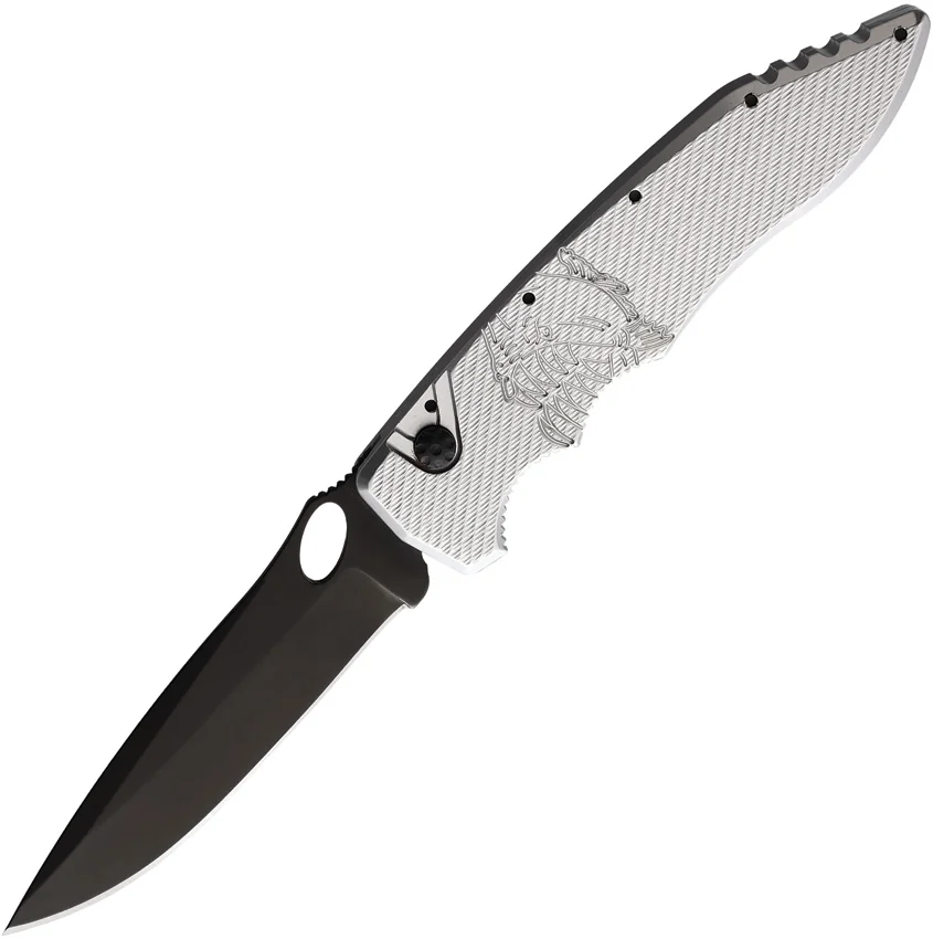 Piranha Knives Auto Mini Predator Button Lock
