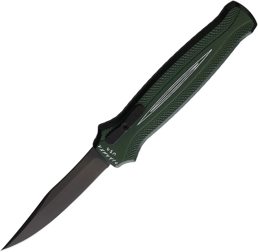 Piranha Knives Auto Rated-R OTF Green