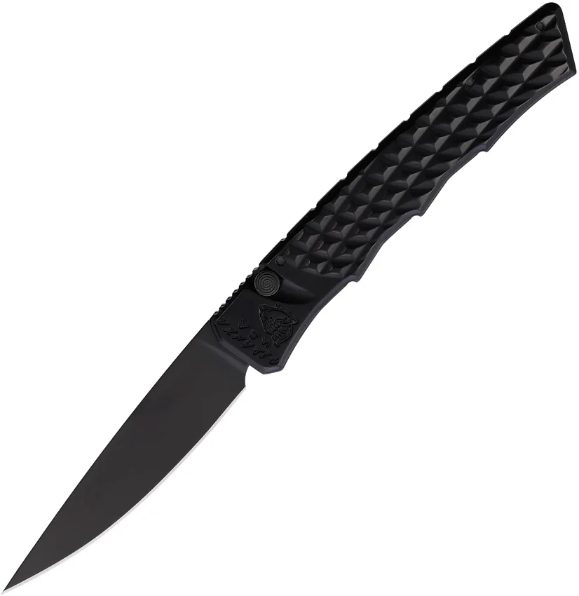 Piranha Knives Auto Crossfire Button Lock