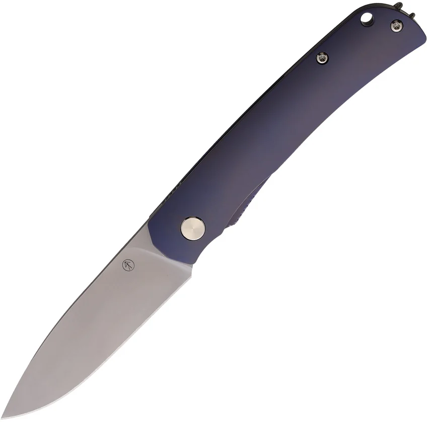 PMP Knives User II Frame Lock Knife Lavender Titanium (3" Bead Blast)