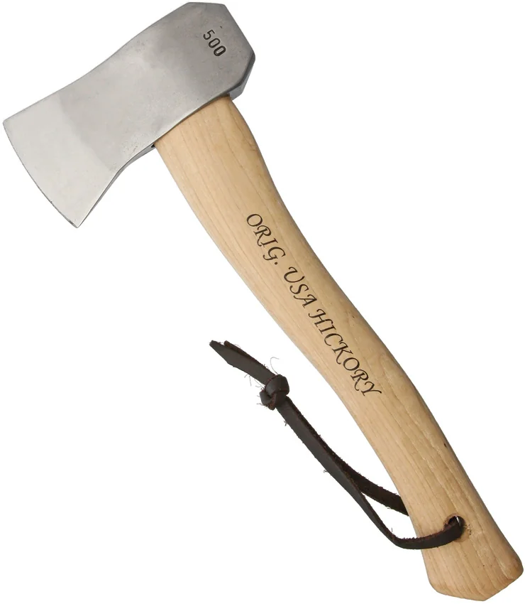 Prandi 13" Camping Hatchet Axe American Hickory Handle